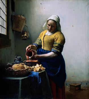 Johannes Vermeer : The Milkmaid